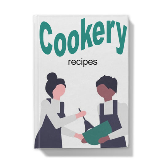 Cookery Recipes Hardback Journal / Notebook